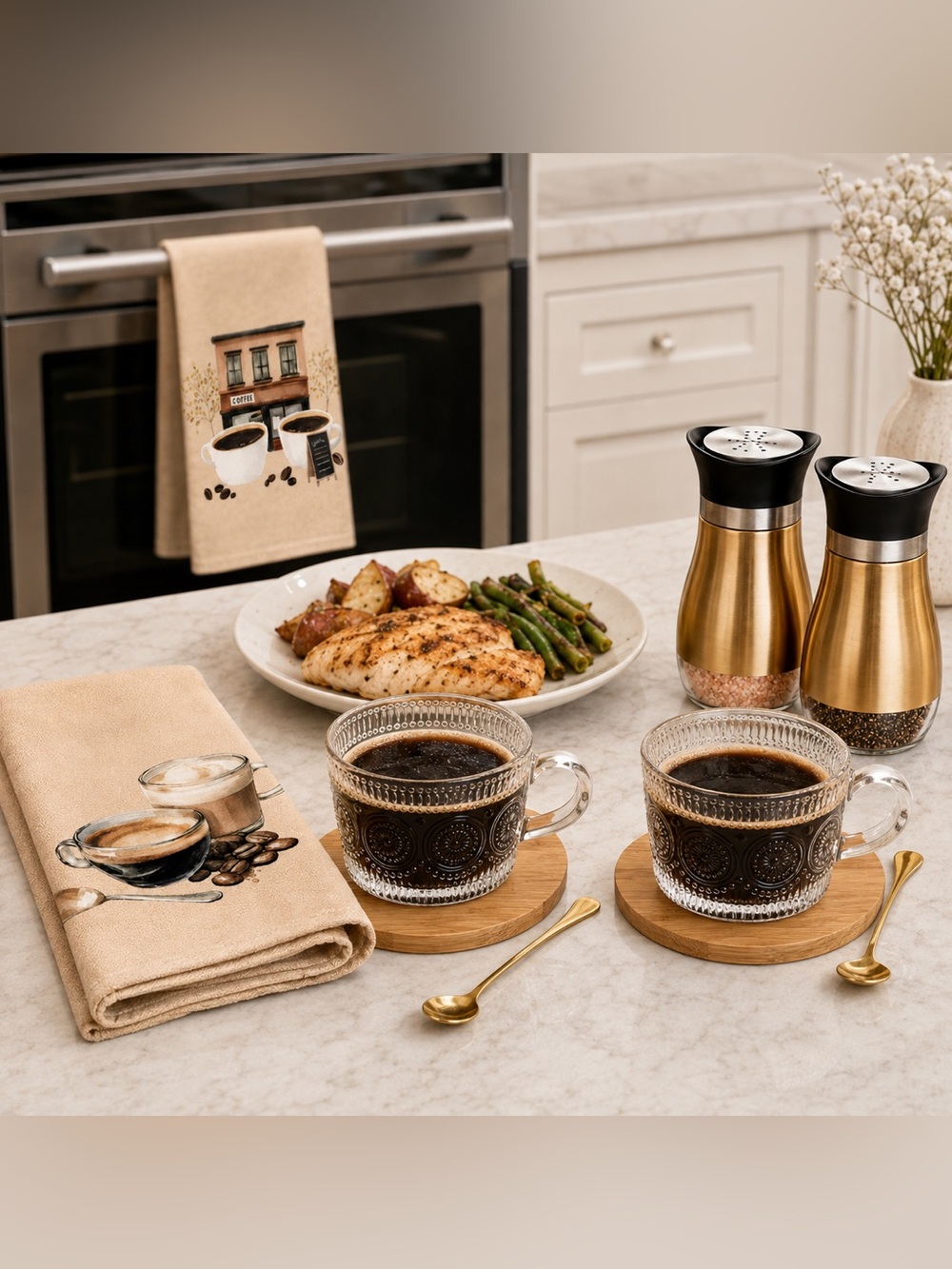 Luxury 10-Piece Coffee & Kitchen Gift Set